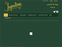 Tablet Screenshot of lupulina.com